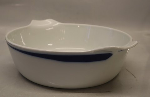 254 Stort fad med hanke 9 x 32.5 cm (402) B&G porcelæn Komet