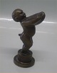 Bronze Faun med kar Jens Jacob Bregnø 11 cm