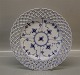 Royal Copenhagen Musselmalet Helblonde
1098-1 Tallerken med flettet kant 26 cm