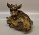 Art Pottery from Denmark Arne Ingdam Jersey Calf 16,5 x ca 25 cm