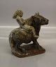 B&G Art Pottery
B&G Stoneware Girl riding horse K. Otto ca 12 x 11 cm