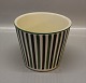 Aluminia Copenhagen Faience
 1557 Aluminia Veronica Flower pot 14 x 17 cm I green/brown ca 1956