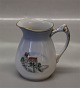 B&G The " Denmark" tableware 393 RC Cream jug, (medium) 156 cl 8 cm Hojerup 
Church / Gjorslev