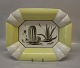 Royal Copenhagen Unique Bowl 28 x 35 cm Signed Thorkild Olsen wall hanging dish