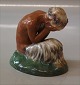 Royal Copenhagen figurine 
1188 RC Weeping Faun GH 6.25" / 16 cm 1910