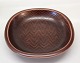 Aluminia Copenhagen Faience
2635 Marselis Brown Bowl 18 x 18 cm Nils Thorsson, 1953