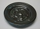 Saxbo Tray with an angel 8 cm, Jais Nielsen black glaze