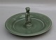 Royal Copenhagen Art Pottery Kgl. Celadon dish with a figure 17-8-1927 Arno 
Malinowski 12481