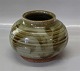 Royal Copenhagen Art Pottery
Vase, round 10.5 x 14 cm Jorgen Mogensen JM Signature 1961