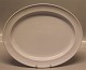 White Pot Design Grethe Meyer Royal Copenhagen Porcelain 375 Oval Platter 38.8 
cm
