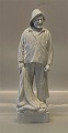 Royal Copenhagen blanc de chine figurine Sailor with fishingnet  12214 RC Skagen 
13.25" / 33.5 cm