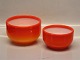 Palet Large orange and white bowl 10 x 16 cm Orange Holmegaard  Design Michael 
Bang  Carnaby
