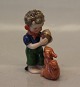 Royal Copenhagen figurine 0097 RC Troll Little brother with rabbit (1249097)
