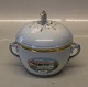 Norway Pattern B&G Porcelain 593 Sugar bowl 10 cm - Olden & Kongsvinger (11 728 
)