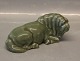 Celadan Stoneware Royal Copenhagen 4611 RC Shetland Pony Sitting JG 6 cm