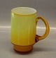 Yellow Mug Glass 13.3 cm Holmegaard Palet Carnaby