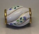 B&G Porcelain B&G 1253 Sharf ring 5 x 4 cm with blue flower corn flower