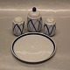 Fad til plat-de-menage ca 11 cm Dan-ild 40 Blå flamme eller Harlekin spise- og 
kaffestel