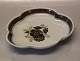 Aluminia Faience Brown Tranquebar 0924-45 Leaf shaped tray 20 cm