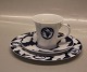 Lin Utzon Rosendahl H.C. Andersen  
Coffee cup ca.9 x 9 cm  cm & saucer 16 cm
Hans Christian Andersen 200 year