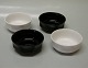 Café B&G Art Pottery tableware Cafe Black and 332 Salt cellar 3 x 7 cm, white 
(850)