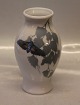 Royal Copenhagen 1577-2290 RC Art Nouveau Vase with moth 19 cm - dragonfly