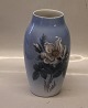 Bing & Grøndahl B&G 8743-243 Vase hvid rose 24.5 cm 
