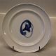 B&G porcelain  Blue Koppel 	028 A Cake plate 16 cm (306)
