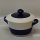 Blue Koka Rorstrand Sweden Lidded vegetable dish with handles 18 x 25 cm