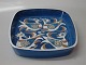 Aluminia Copenhagen Baca Faience RC Faience 708-2883 Square tray, blue  17 x 17 
cm Baca. Nils Thorson	