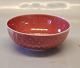 Royal Copenhagen RC 3603 Bowl 6 x 16 cm Red Glaze in Relief TO Thorkild Olsen