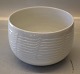 Royal Copenhagen ? RC White Bowl / Flower pot ca 13 x 18 cm Relief Illegible 
numbered ca 1969-1971