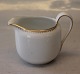 085 a Creamer  2.5 dl (303) 8 cm B&G Minuet White form, saw tooth gold rim, form 
601