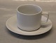 White Pot  6237 Cup 6 x 8 cm & saucer 14.8 cm
 Design Grethe Meyer Royal Copenhagen Porcelain