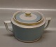 790-9479 Sugar bowl w lid 7 x 12 cm Royal Copenhagen Ermelund Light blue  
