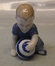 Royal Copenhagen 0024 RC Sitting Bayby Boy with Blue Ball 12 cm (1249024)  Allan 
Therkelsen