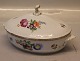 493-1702 Small lidded vegetable bowl 18 x 24 cm  - lid perfect Royal Copenhagen 
Saxon Flower