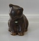 Knud Basse Ceramic 3-55 Brown bear 9  x 10 cm