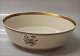 9593-947 Salad bowl, round  21,5 cm Golden Clover # 947 (Cream) Royal Copenhagen 
(Old Liselund)
