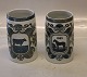 Royal Copenhagen Faience Funen Farming soiciety  Mugs