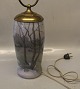 B&G 8469-95 Lamp decorate with Birchs by Margrethe Hyldahl MH 27.5 cm + lamp 
mounting B&G Porcelain
