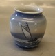 Dahl Jensen 035 DJ Small vase with sail ship 8 x 7 cm