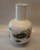 1109-5869 RC Aluminia Diana Stoneware Vase with Rabbits 31 cm Nils Thorsson 
Royal Copenhagen Art Pottery 
