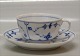 Old Royal Copenhagen 465-1 Cup and Saucer 13.1 cm with flower inside