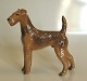Kongelig Dansk Figur hund 3139 Airedale terrier 15,5 cm 

