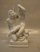 1039 Faun & Nymph (Blanc de chine)  29 cm (Poul Lemser)
 Dahl Jensen figurine