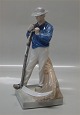 Royal Copenhagen figurine 0685 RC Harwest Man with scythe 25 cm Chr. T. 1905
