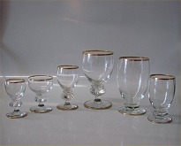 Antik & Porcelæn, - Glas, Drikkeglass, Holmegaard