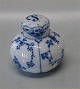 Blue Fluted Danish Porcelain half lace 711-1 Pepper w stopper 6 cm
