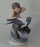 Royal Copenhagen figurine 2113 RC Faun with Crow Chr Thomsen
